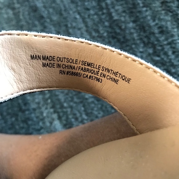 Nordstrom Black Espadrille Platform Sandals - Size 3M - Picture 5 of 8